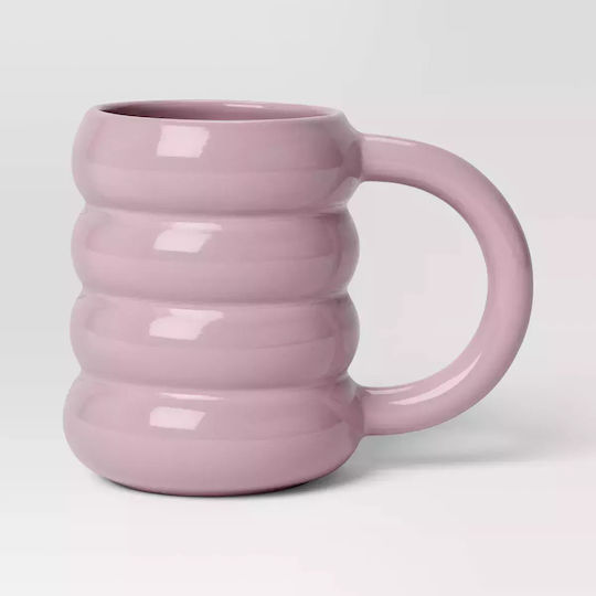 Geprägtes Design Lila Tasse 1kzn29