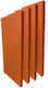 Audiodesigner Rect Ηχοαπορροφητικό Πάνελ Με Ύφασμα (4τμχ) 120cm x 60cm x 50mm σε Πορτοκαλί Χρώμα