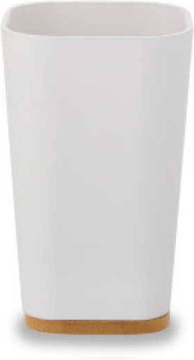 Import Hellas Floor Cup Holder Plastic White
