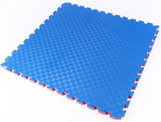 Rage Podele Puzzle de Gimnastică Pe Două Fețe Roșu/Albastru 100x100x2cm 1buc