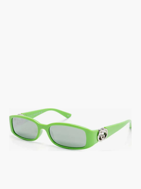 Gucci Women's Sunglasses with Green Plastic Fra...
