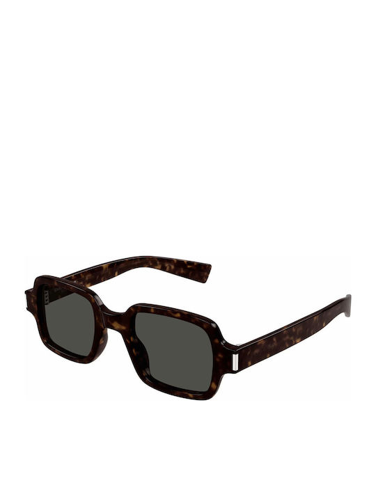 Ysl Unisex Sunglasses with Brown Tartaruga Plas...
