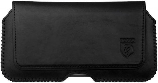 Rosso Deluxe Gürteltasche / Wasserdichtes Gehäuse Schwarz