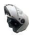 Faseed 907 GT White Κράνος Μηχανής Flip-Up ECE 22.05 1450gr με Sunvisor