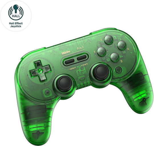 8Bitdo Pro 2 Hall Edition Wireless Gamepad for Android / PC / Switch Jade Green