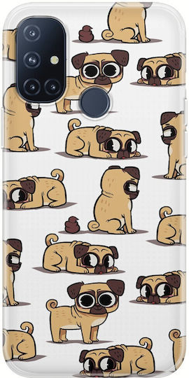 Cute Pugs Oneplus N10 5g Clear Tpu Διάφανη Σιλικόνη