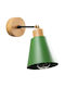 Opviq Manavgat Lamp Wall with Socket E27 Green 14x25cm