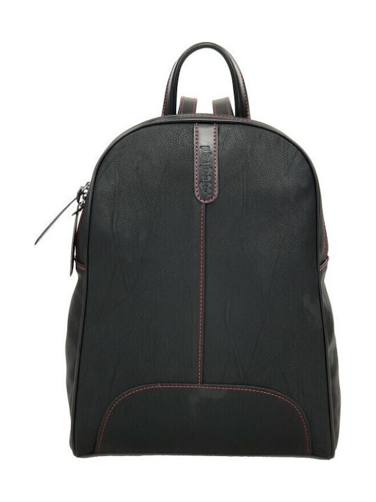 Women's Bag Backpack Black Croco