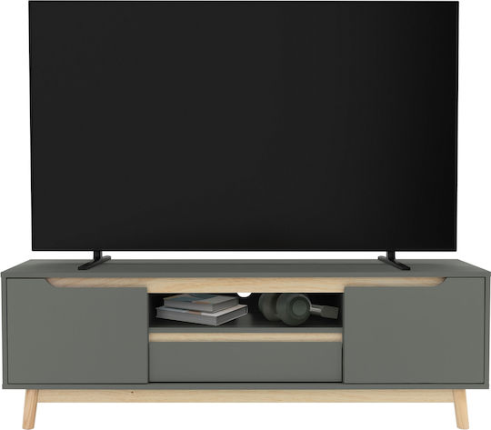 Έπιπλο TV Επιδαπέδιο Πράσινο 140x40x46εκ.