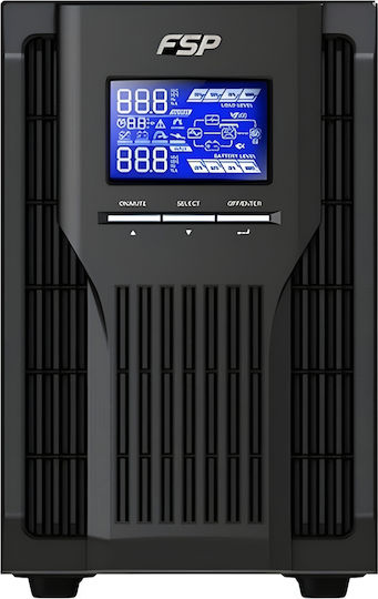 FSP/Fortron Champ UPS 3000VA 2700W με 4 Schuko Πρίζες