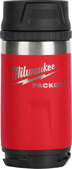 Milwaukee Packout Ποτήρι Θερμός Ανοξείδωτο 335ml Κόκκινη