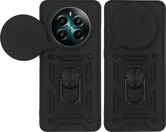 Калъф Ring Armor Campro Sonique за Realme 12 Plus 5G Черен