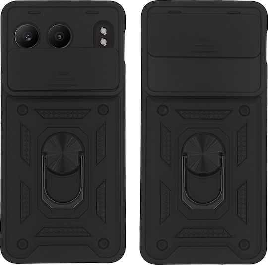 Husă Ring Armor Campro Sonique pentru Oneplus Nord 4 5G Negru