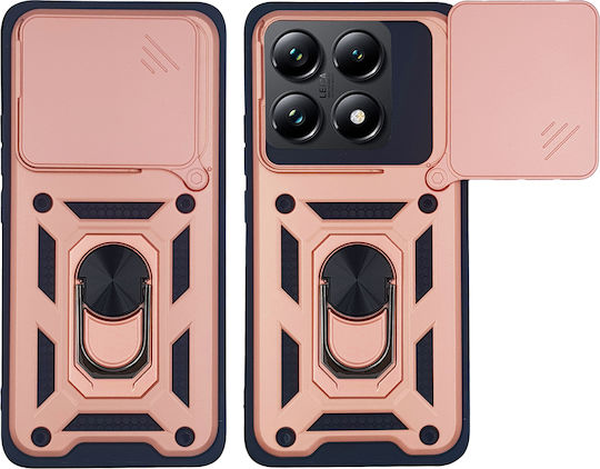 Carcasă Ring Armor Campro Sonique pentru Xiaomi 14t Rose Gold