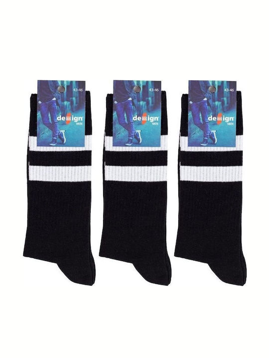 Șosete Sport Bărbați Oaie Neagră 3 Perechi Design Bumbac 24978 Negru Șosete Sport Bărbați Oaie Neagră 3 Perechi Design Bumbac 24978 Negru