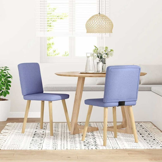 Stühle Speisesaal Blue 2Stück 45x54x86cm