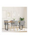 Столички Трапезария Cloud Grey 4бр 45x54x86бр