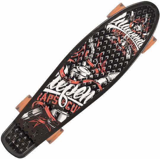 Action One Complete Penny Board Warp 56 X 15 Cm Led Wheels