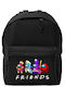Pegasus Lux In Tenebris Among Us School Backpack Black