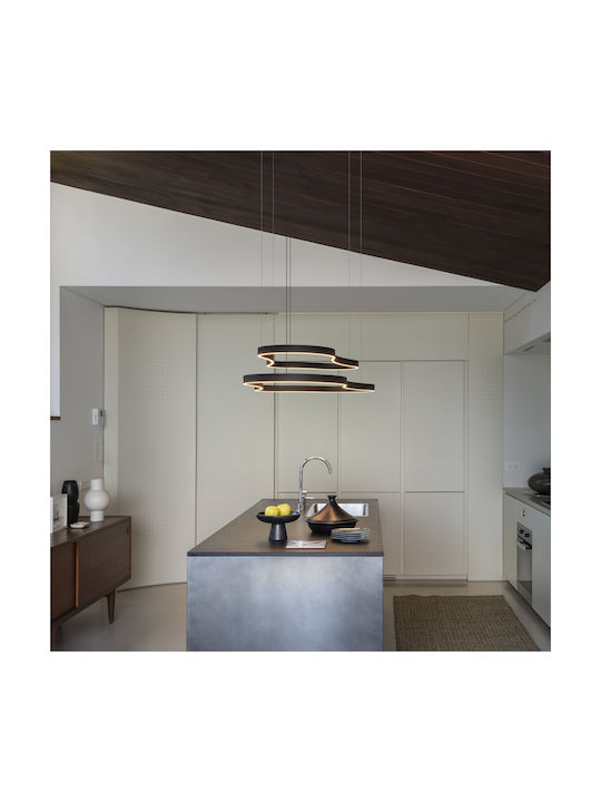 Ideal Lux Pendant Light White 125.4x66.2x50cm