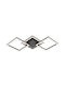 Vivalux Ceiling Mount Light 63.5cm Black with Integrated LED