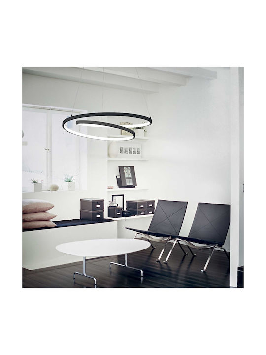 Ideal Lux Pendant Light Pink 80x80cm
