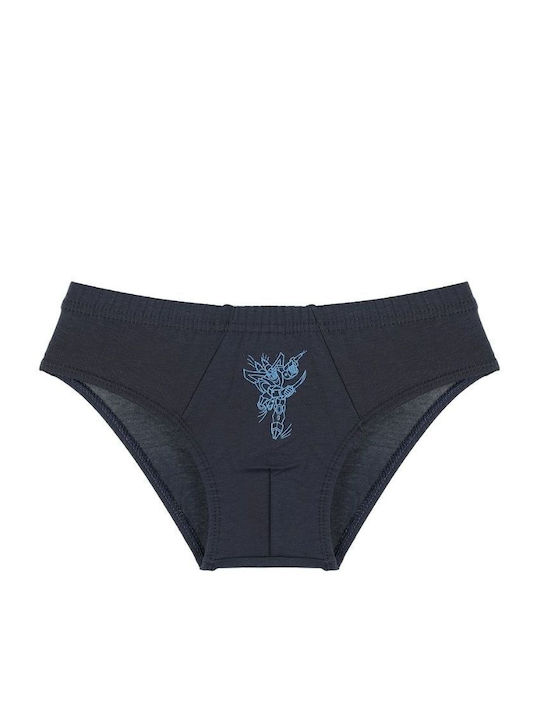 Doni Kids' Brief Charcoal