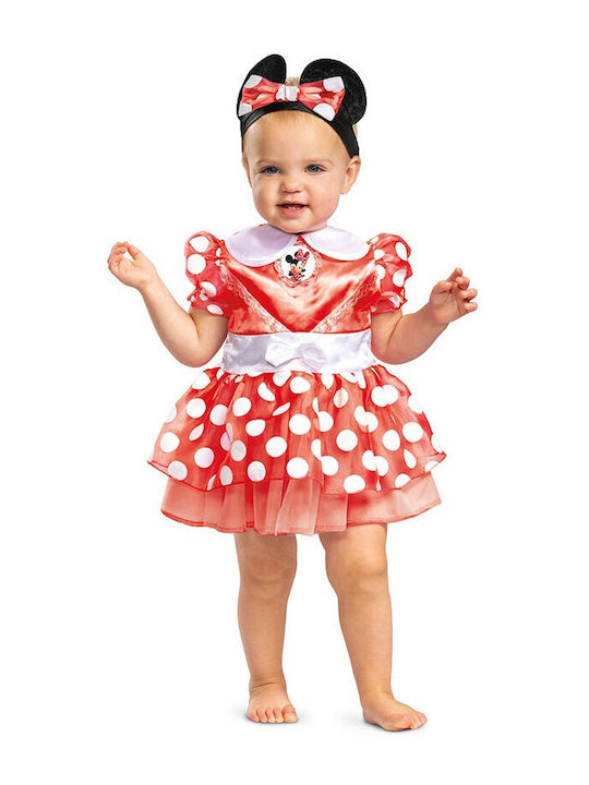 Kids Carnival Costume Minnie Disney Red Minnie Classic