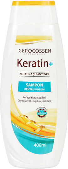 Gerocossen Keratin+ Sampon de par Hidratării & Volumului pentru Fragil Păr 400ml