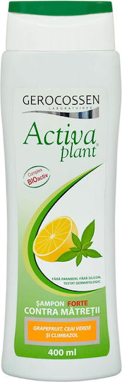 Gerocossen Activa Plant Grapefruit And Green Tea Sampon de par împotriva Mătreții pentru Gras Păr 400ml