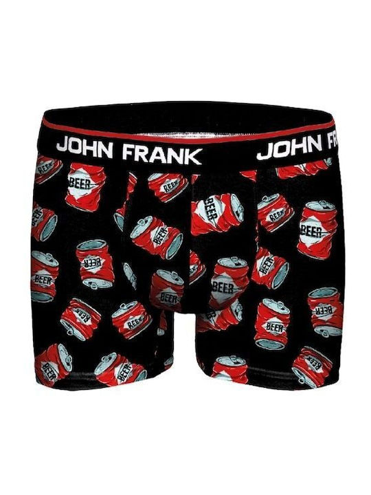 John Frank Beer Tin Ανδρικό Μποξεράκι Μαύρο με ...