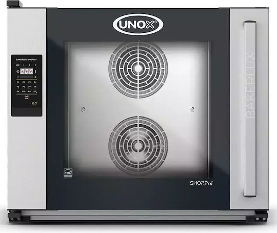 Electric Convection Oven 6 Trays Unox Countertop Bakerlux Shop.pro Go Xefr-06eu-egrn
