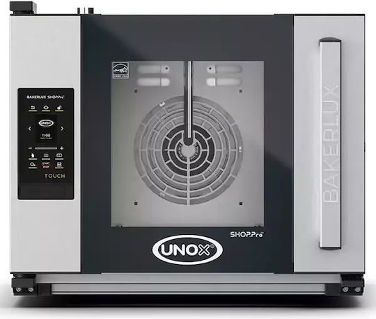 Electric Convection Oven with Humidity 4 Trays Unox Countertop Bakerlux Shop.pro Touch Xefr-04hs-etrv