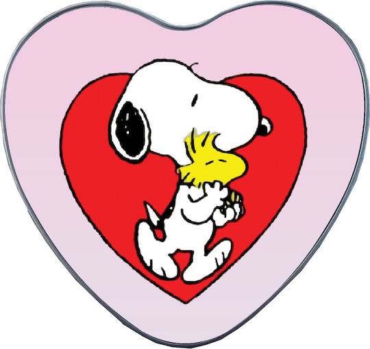 Handmade Metal Alloy Heart Box Snoopy Love No19 Valentine's Day 15x14x4.5cm