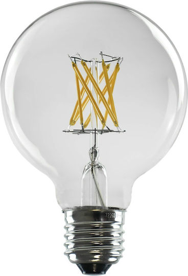 Segula Λάμπα LED 6.5W 80mm για Ντουί E27 Θερμό Λευκό 650lm Dimmable