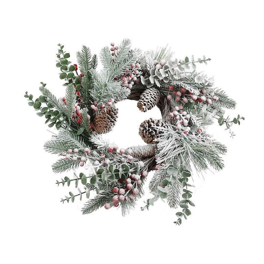 Crăciun Decorativ Plastic Coroană de flori cu Diametru 50cm.