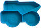 Queen Mother Baby Food Plate made of Silicone Blue