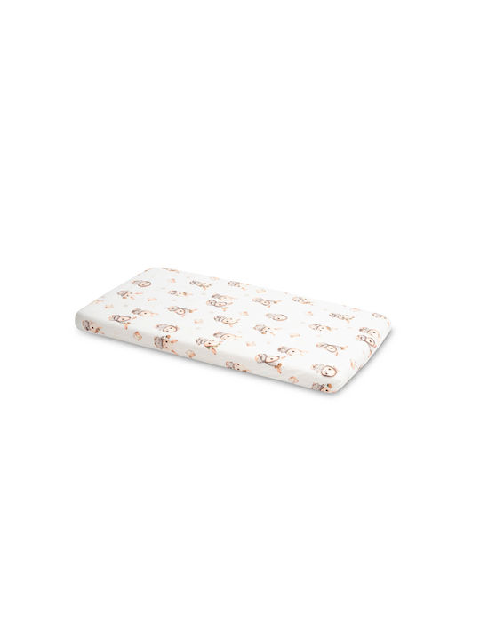 Sensillo Baby Sheet Crib Cotton 60x120cm