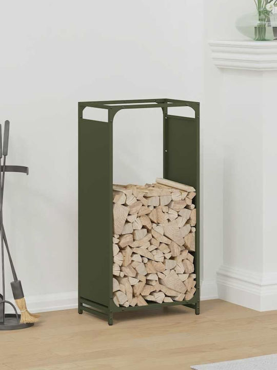vidaXL Ξύλινο Ράφι Αποθήκευσης Ξύλων 44x28x90cm...
