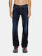 Larkee Ανδρικό Παντελόνι Τζιν Ελαστικό Denim Blue