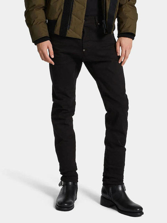 Cool Guy Men's Jeans Pants Elastic with Slim Fit Black