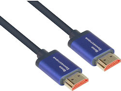 Good Connections HDMI 2.1 Плоски HDMI мъжки - HDMI мъжки 2м Син