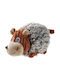 Hunter Hundespielzeug Pori Kuh Braun 14cm