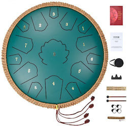 Vevor Steel Tongue Drum 15 Νοτών 35.56cm