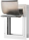Vevor Metallisches Hundetür 41,28x41,28x41,28cm Weiß