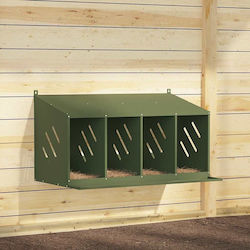 vidaXL Bird Nest Metallic Green