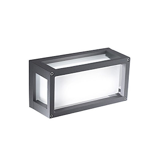 Zafferano Επιτοίχιο Εξωτερικό Φωτιστικό LED IP54 10W με Φυσικό Λευκό Φως