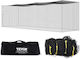 Vevor Baseball Net Professional Training Net Baseball Softball Practice Portable Batting Cage Net with Door & Heavy Duty Carrying Bag Closed PE Net 35 Ft Single Net