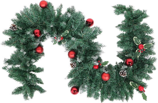 Christmas Garland Red 200x30cm 1pc