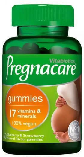 Vitabiotics Pregnacare Ergänzung Für Schwangerschaft 60 Gummibärchen